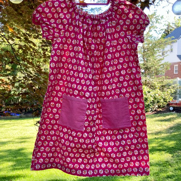 Handmade Pink Roses Dress - Picture 2 of 16